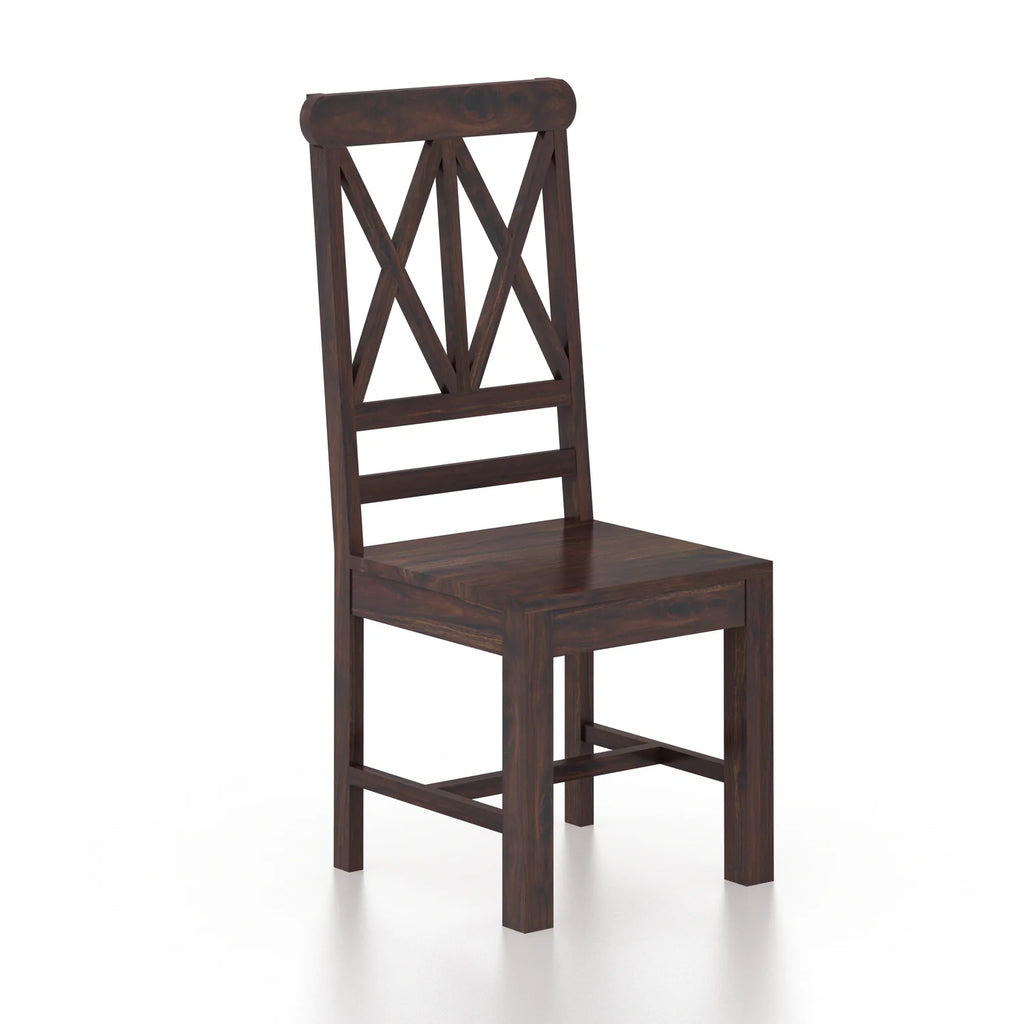 Orlena Solid Sheesham Wood 6 Seater Dining Table Set - 3 Years Warranty