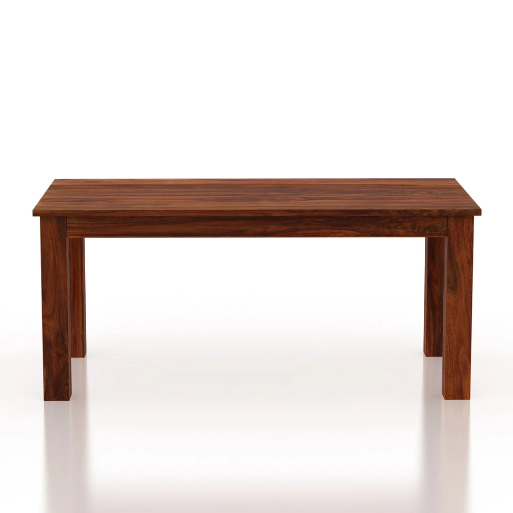 Merlox Solid Sheesham Wood 6 Seater Dining Table Set - 3 Years Warranty