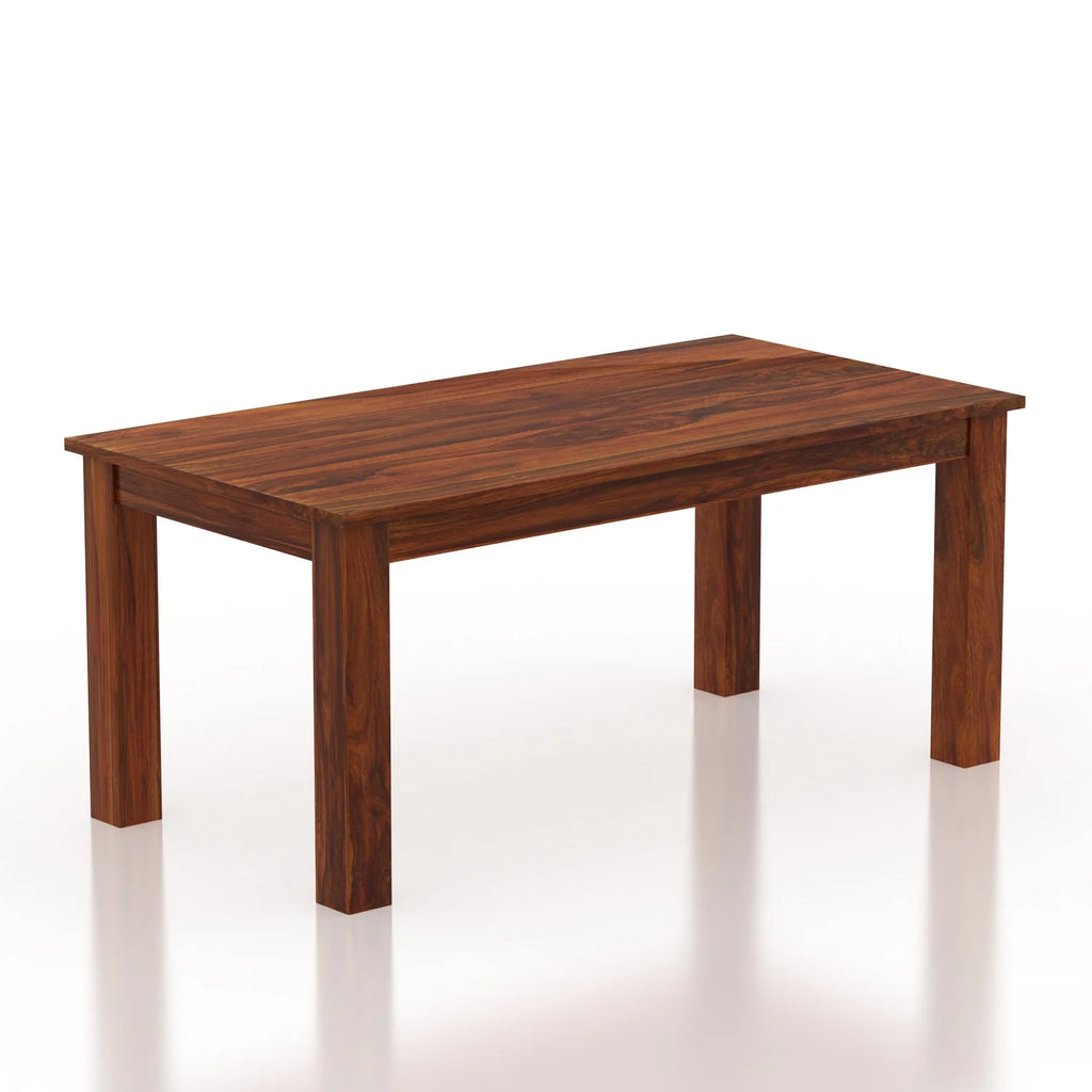 Merlox Solid Sheesham Wood 6 Seater Dining Table Set - 3 Years Warranty