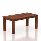 Merlox Solid Sheesham Wood 6 Seater Dining Table Set - 3 Years Warranty