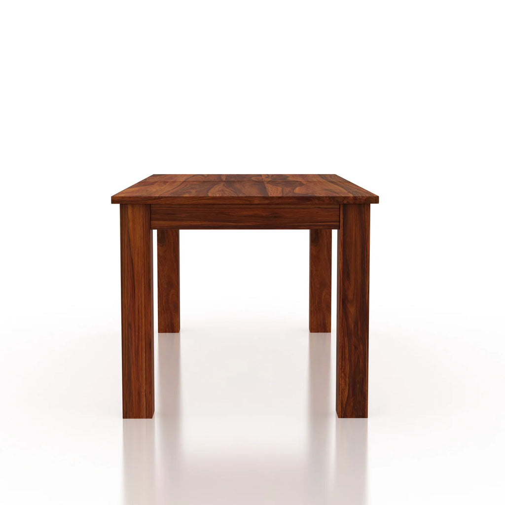 Merlox Solid Sheesham Wood 6 Seater Dining Table Set - 3 Years Warranty