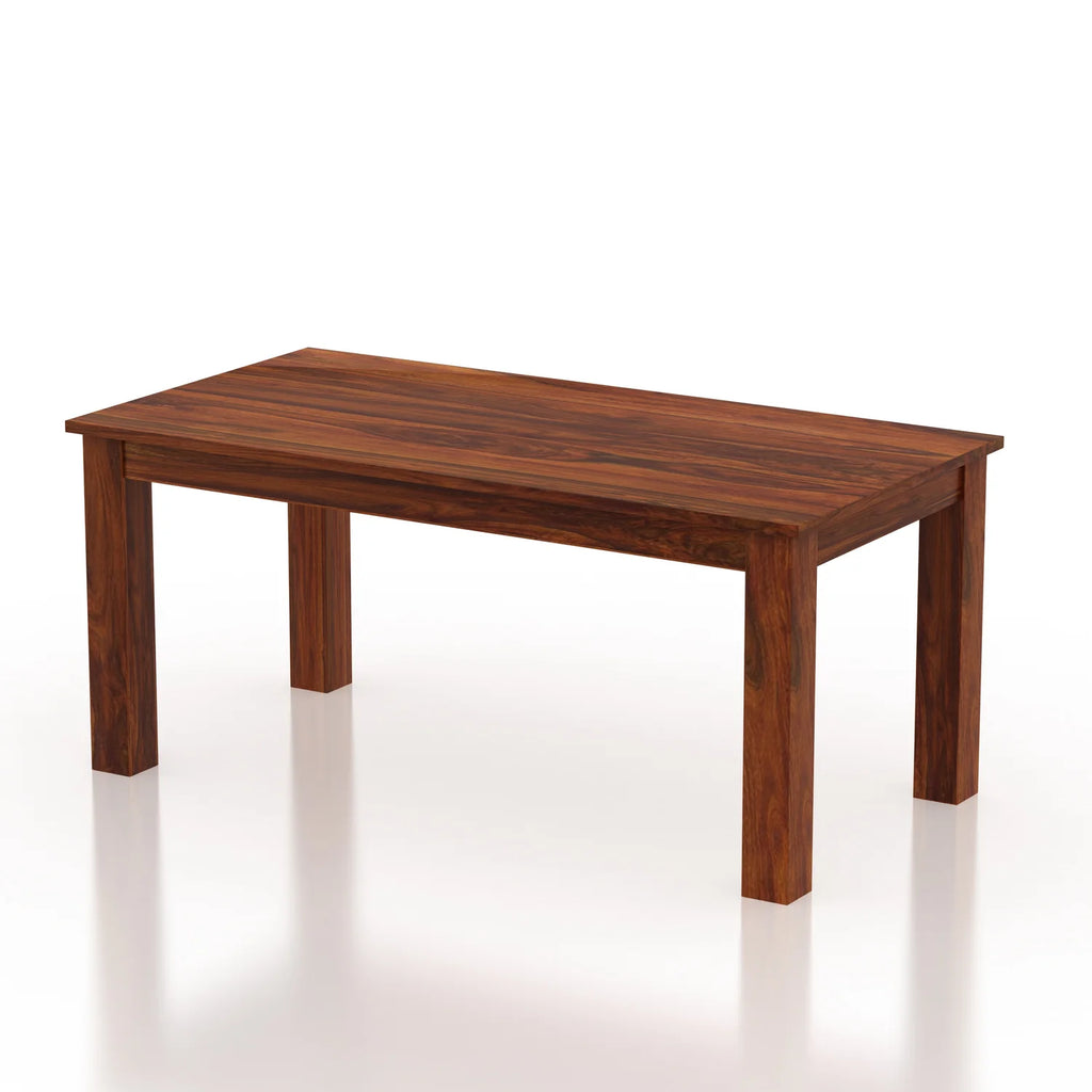 Merlox Solid Sheesham Wood 6 Seater Dining Table Set - 3 Years Warranty