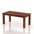 Merlox Solid Sheesham Wood 6 Seater Dining Table Set - 3 Years Warranty