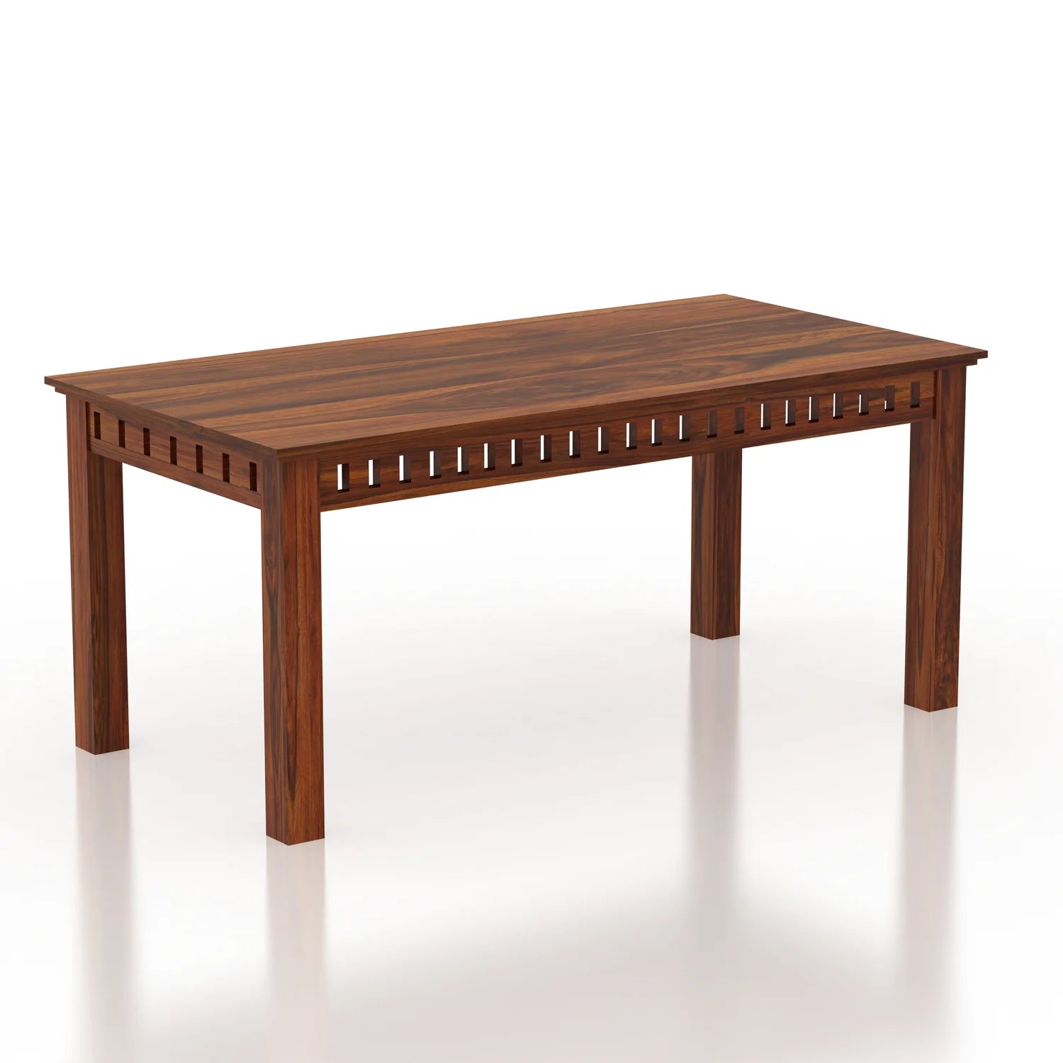 Savora Solid Sheesham Wood 6 Seater Dining Table Set - 3 Years Warranty