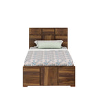 Sevilla Solid Sheesham Wood Single Bed With Box Storage - 3 years Warranty