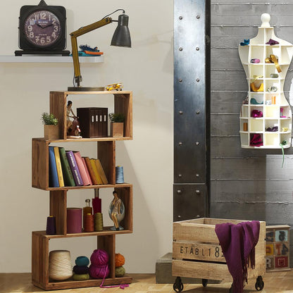 Rjart Solid Wood Voted Bookcase