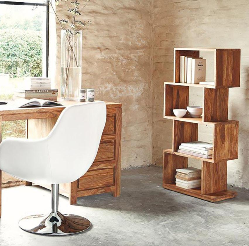 Rjart Solid Wood Voted Bookcase