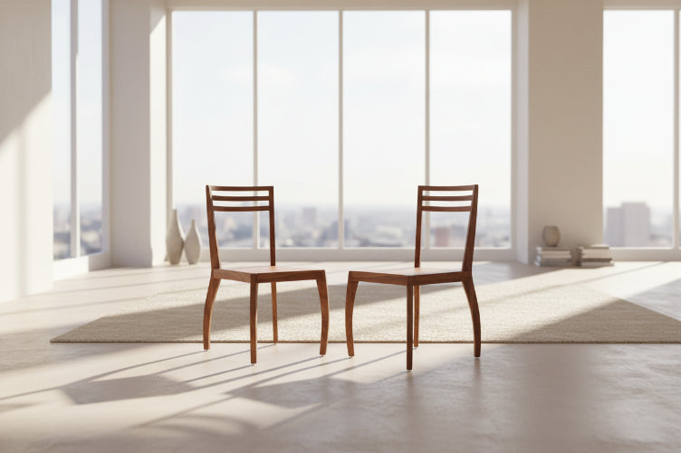 Rjart Solid Wood Eva Dining Set