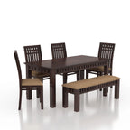 Savora Sheesham 6 Seater Dining Set - 3 Years Warranty
